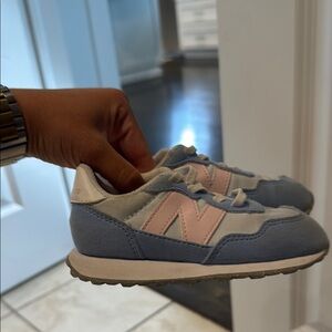 New Balance Kids' Sneakers in Blue and Pink